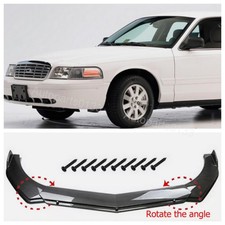 For Ford C rown Victoria Front Bumper Lip Carbon Style 4PCS Add-on Body Kits US picture