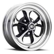 CRAGAR 32C Klassic 15X7 5X114.3/5X120.65/5X127 ET-6.35 Chrome/Black (Qty of 1) picture
