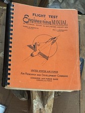 1953 Edwards AFB Flight Test Manual AFTR 6273 Douglas Aircraft Director Copy picture