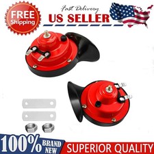 Universal Car Horn Upgrade Kit, 12V High/Low Dual Tone Snail Horn, Loud Waterpro picture