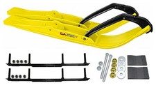 C&A Pro Yellow Razor Snowmobile Skis w/ 7.5