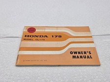 Honda 175 CL175 Owner's Manual Owner Owners Factory Guide CL 175 OEM Pub 1973 K7 picture