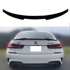 Gloss Black M4 Style Rear Trunk Spoiler Wing Fit 2019-2026 BMW G20 320 330 340 picture