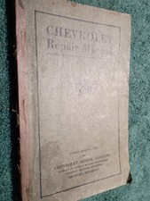 1919-1924 CHEVROLET SHOP MANUAL / SERVICE BOOK / RARE ORIGINAL picture