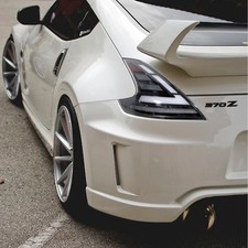 Pair of Clear Lens For Nissan 370Z 2009-2020 LED Tail Lights Car Rear Lamp picture