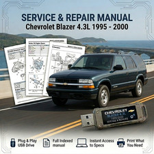 CHEVROLET BLAZER 1996 1997 1998 1999 2000 SERVICE REPAIR WORKSHOP MANUAL ON USB picture