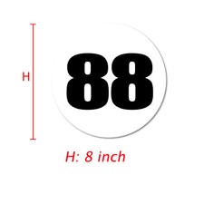 Custom Number Circle 8