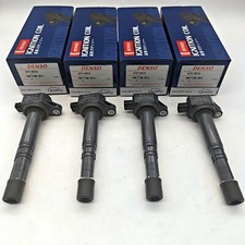 4Pcs Denso Ignition Coils 673-2313 For Honda Accord CRV Acura 2.4L 30520-R40-007 picture