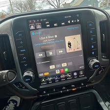 For Chevrolet Silverado GMC Sierra 2014-2019 Tesla Screen Smart Car Radio Stereo picture