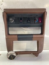 86-93 Volvo 240 244 245 Center Dash Ashtray Bezel W/Switches OEM Brown picture