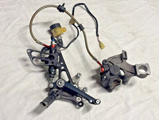 2009 09-16 Suzuki GSXR 1000 RIGHT SIDE REARSET REAR SET CALIPER BRAKE *DAMAGE* picture