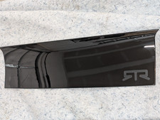 2010-2014 FORD MUSTANG GT RTR BLACK REAR DECKLID TRUNK FINISH PANEL OEM, New picture