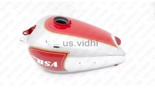 BSA M20 RED & CHROME CIVIL MODEL GAS PETROL FUEL TANK/COMPATIBLE FOR picture