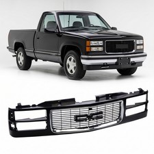 For 1994-1999 GMC C/K 1500 Sierra Yukon Suburban Black Grille GM1200392 12388709 picture