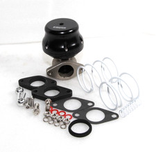 EMUSA Uniersal 35MM/38MM Adjustable External Wastegate 2-Bolt  BLACK picture