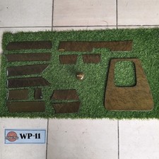 Set Wood Panel BMW E34 AC Schnitzer MP Design Gloss Brown Walnut Burl Germany picture
