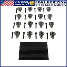 Upgrade LS1 Rocker Arms W/ Trunion Pushrods Kit for LS 4.8 5.3 5.7 6.0 LS2 LS6 picture
