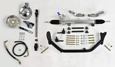 1955 1956 1957 Chevrolet rack and pinion changeover chrome pump front mount  picture