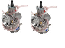 2x Keihin 30 mm 30mm Carburetors Yamaha Banshee YFZ350 w clear bowl + powerjet picture