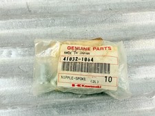 9x New OEM Kawasaki Spoke Nipples KX125 KX250 KX500 41032-1064 picture