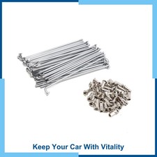 Universal Pack (36) 4mm Thread Dia 160mm Long Motorcycle Wheel Spokes W Nipples picture