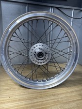 Harley-Davidson High Shoulder Aluminum 42998-74 OEM Front Rim 2.5 X 19 Italy picture