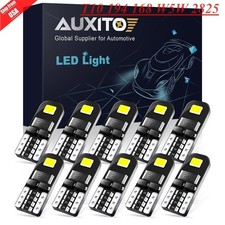10-100x T10 LED License Plate Light Bulbs 6000K Bright White 168 2825 194 Canbus picture