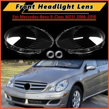 For Mercedes-Benz 2006-2010 W251 R350 R500 Pair Headlight Lampshade Lens Covers picture