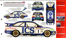 FORD SIERRA COSWORTH RS-500 / RS500 IMP Brochure:1986,1987,1988,1989 picture