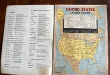 1960 Porsche of America Teaneck NJ Service Directory Map Booklet HM Gousha Mench picture
