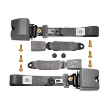2Pcs 3‑Point Retractable Gray Buckle Seat Belt For Toyota Tacoma picture