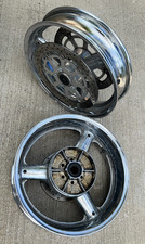 1997-2000 Suzuki gixxer GSXR 600 750 SRAD Front Rear Wheel Rim Tire Silver picture