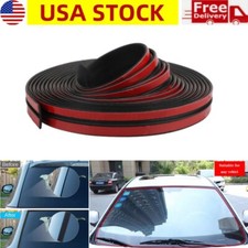 16.4ft/5m Car Windshield Trim Edge Molding Protector Guard Rubber Seal Strip US picture