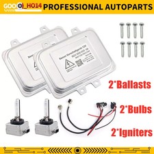 2 For 2007-2013 Cadillac Escalade Xenon HID Headlight Ballast &Bulb D1S &Igniter picture