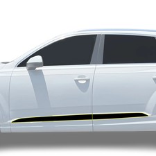 Fits Audi Q7 2017-2026 Side Skirt Chrome Delete Decal Blackout Vinyl Film picture