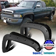 Fits 1994-2001 Ram 1500 2500 3500 Rough Texture Pocket Style Fender Flares 4PC picture