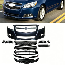 For Chevrolet Malibu 2013 Bumper/Grille/Fog Light/Support/Frame/Deflector 11pcs picture