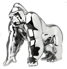 Gorilla King Hood Ornament (Chrome) 3 Hole Mount 4 3/4