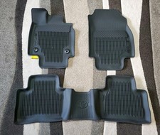2019-2025 TOYOTA RAV4 FLOOR MATS RUBBER ALL WEATHER GENUINE OEM 3PC SET BLACK picture