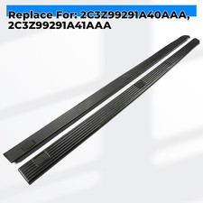For 02-16 Ford F250 F350 Super Duty 8.0' Bed Side Rail Top Molding Covers LH+RH picture