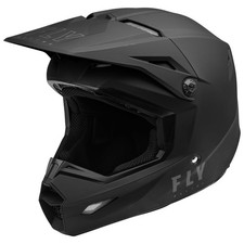 Fly Racing Kinetic Lite Helmet Solid Matte Black Medium 73-3473M - DOT Approved picture