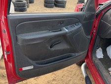 04-07 Silverado 1500 Left Front Door Trim Panel With Master Switch Cloth Pewter picture