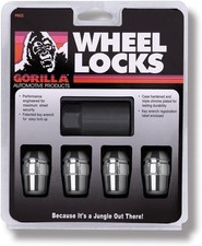 Gorilla Automotive Acorn Bulge Lock Set - Chrome - M14-1.50 MM - Set of 4 picture