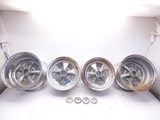 Cragar Series Super Sport SS Wheels Rims Chrome 15X10 JJTB 14X7 JJ with Hub Caps picture