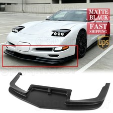For Corvette C5 Z06 Base 1997-2004 Matte Black Front Bumper Vented Lip Splitters picture