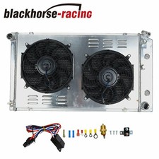 3 Row Radiator+Shroud+Fan+Relay Kit 161 For 1973-1986 Chevy/GMC C/K C10 C20 C30 picture