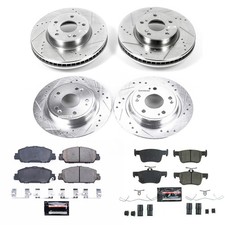 Power Stop Z23 Daily Driver Carbon-Fiber Ceramic Brake Pad and Drilled & picture