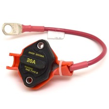 Bussmann Boat Panel Mount Breaker 25420 | 20A 32V w/ Boot Lead picture