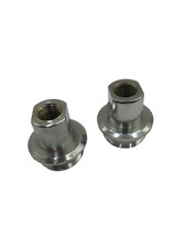 Chrome Inner Fork Tube Plug Set 41mm for Harley FL 1949-1976 #45776-49 picture