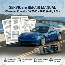 CHEVROLET CORVETTE C6 2005 2006 2007 2008 2009 SERVICE REPAIR WORKSHOP MANUAL picture